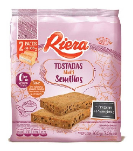 Riera Tostadas Multi Semillas X 200 Gr