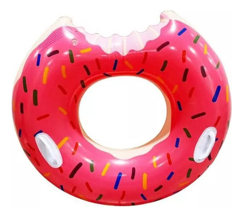 Flotador De Natación Inflable Dona Donut De 120cm