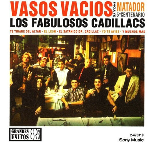 Imagen 1 de 2 de Fabulosos Cadillacs-vasos Vacios (lp)