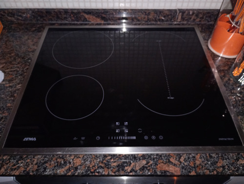 Anafe Eléctrico Atma Cae3041i Vitrocerámico 4 Hornallas Negro (Usado)