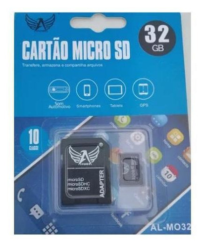 Cartão Micro Sd 32 Gb Altomex