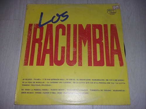 Lp Vinilo Disco Acetato Vinyl Los Iracumbia