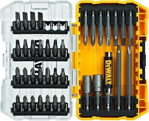 Jogo De Pontas P/ Parafusar 37 Peças C/ Estojo Dw2163 Dewalt