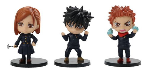 Imagen 8 de 9 de Set De 6 Figuras Jujutsu Kaisen + Lobo