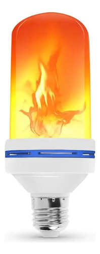 E27 Lámpara Led Con Efecto De Llama Bombilla De Maíz 5w Luz