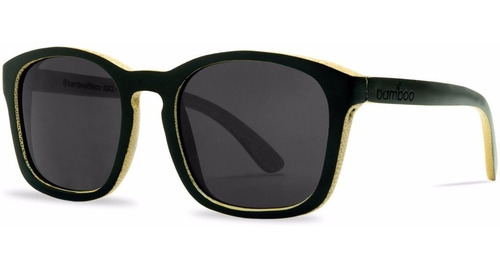 Lentes De Sol Rectangulares De Madera Bamboo Life Zicatela 