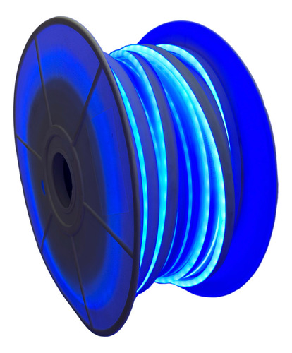 Tira Luces Led Neon Azul Manguera Flexible X 50metros