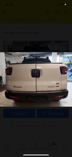 Fiat Toro Freedom A/t 0km Lista Para Sacar De La Agencia !