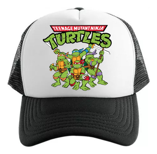 Gorra Trucker Personalizada Tu Logo Tortugas Ninja