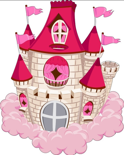 Display Castelo Princesa De Chão - Mdf 3 Mm.