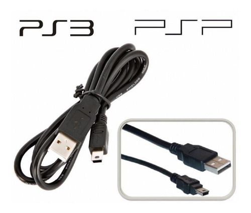 Imagen 2 de 2 de Cable Cargador Para Control Mando Ps3 Playstation 3 Gamer