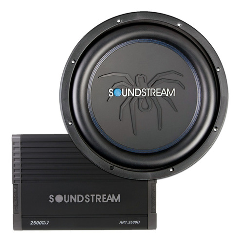 Subwoofer Soundstream 15 2200w Db Potencia Monoblock 2500w