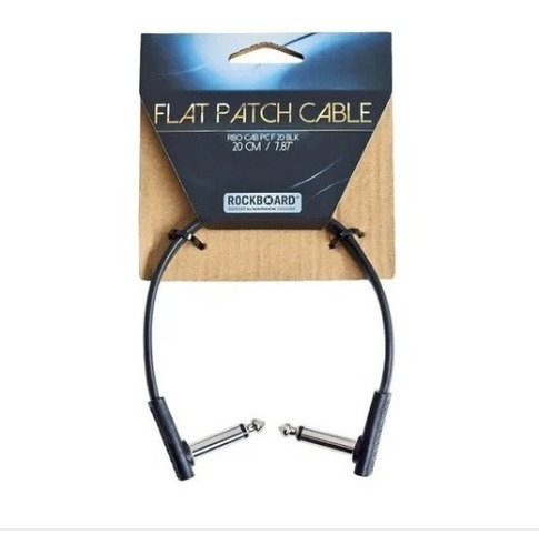 Cabo Para Pedal Rockboard 20cm Flat Patch Cable