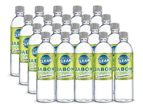 Jabón Líquido Antibacterial 500ml | 20 Piezas