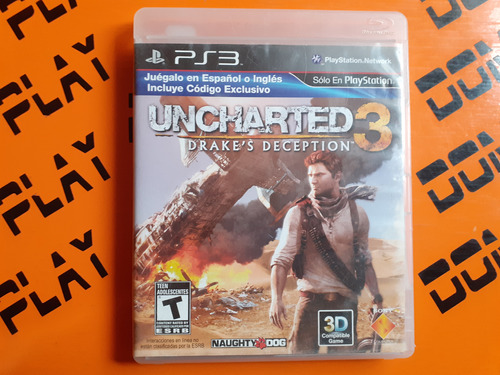 Uncharted 3 Drakes Deception Ps3 Físico Envíos Dom Play