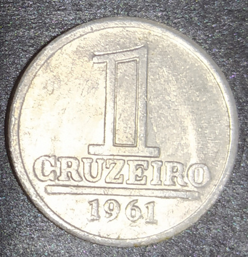Moeda 1 Cruzeiro Ano 1961 Brasil