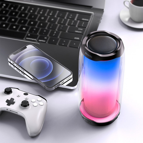 Imagen 6 de 9 de Parlante Rgb Speaker Bluetooth 5.0 Inalambrico Yesido Ysw09