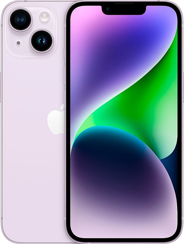 Apple iPhone 14 (128 Gb) - Purple / Morado - Desbloqueado E Sim Grado A (Reacondicionado)