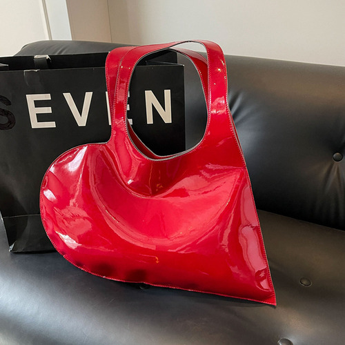 / Bolso De Hombro Con Diseño De Corazón De Lujo Para Mujer,