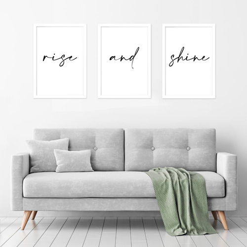 Cuadros Con Frases Minimalistas Amor Vida Relax 35x50c/u