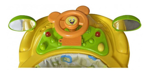 Andaderas Para Bebes Con Bastón Play Musical Color Verde