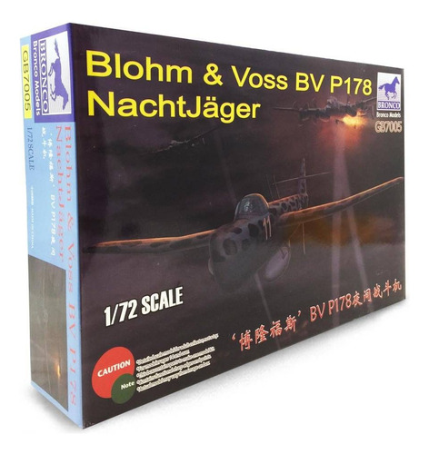 Modelismo Avión 1/72 Blohm & Voss Bv 178 Nightfighter Bronco