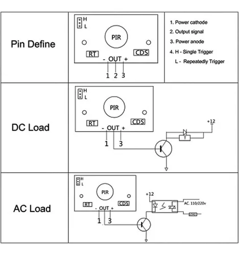 Sensor Pir Infrarrojo Geekstory Hc-sr501 Para Arduino Y