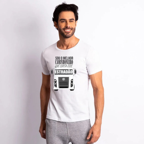 Imagem 1 de 4 de Camiseta Para Caminhoneiro - O Melhor Caminhoneiro