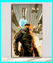 Comprar Cuadro Decorativo Halo 29x50 Cm Halo Videojuego Master Chief