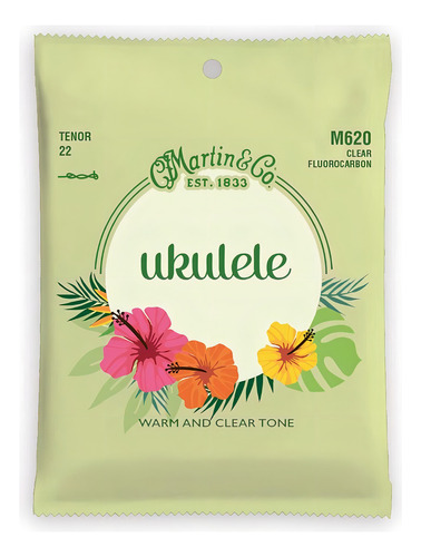Encordoamento Martin Ma620 .022 Para Ukulele Tenor