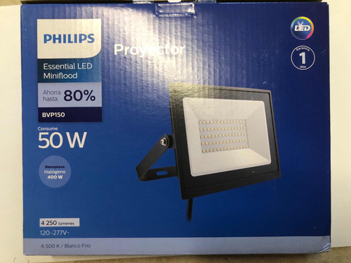 Proyector Philips Essential Led Miniflood 50w Bvp150 4250 Lm