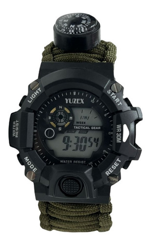 Reloj De Supervivencia Cuerda Paracord Reloj 6 En 1 Pedernal