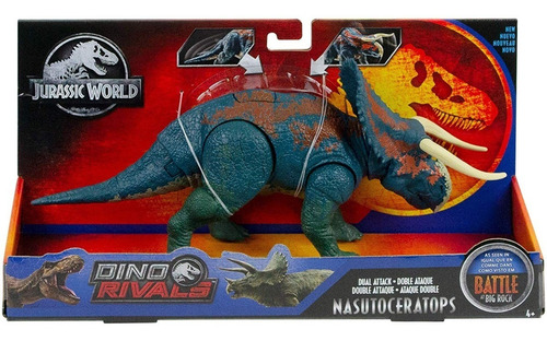 Nasutoceratops Dino Rival Jurassic World Dinosaurio De Pelea