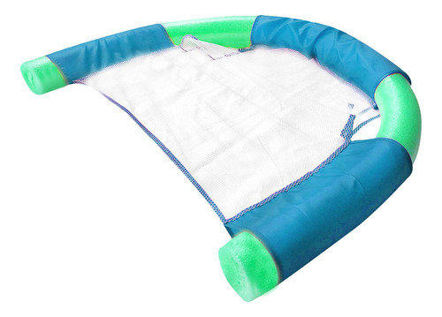 Silla De Malla Flotadora Para Nadar, Hamaca Verde 6.5x150cm
