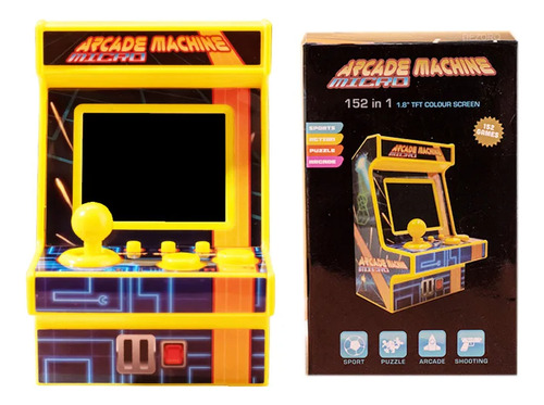 Juguete Mini Arcade Pantalla Color Retro Machine Consola
