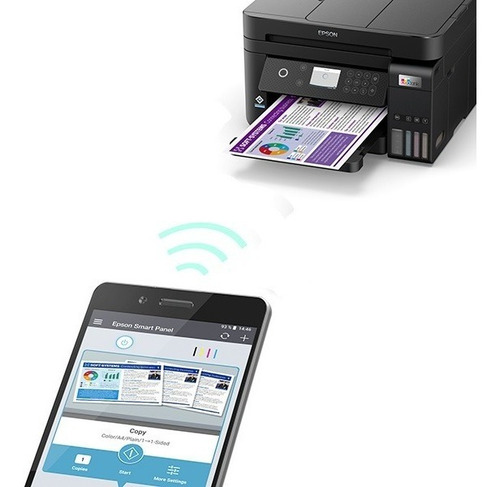 Imagen 4 de 5 de Impresora Multifuncional Epson Ecotank L6270 Adf Dúplex Wifi