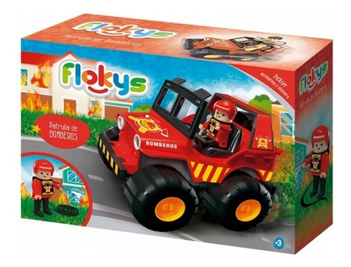 Jeep Bomberos Al Rescate Flockys Ploppy.6 156012