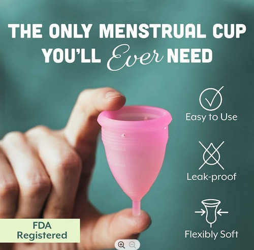 2 X Copa + Esterilizador Para El Período Menstrual Salud
