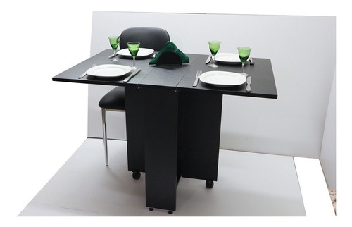 Mesa Plegable De Madera Cocina O Escritorio Para 4 Personas