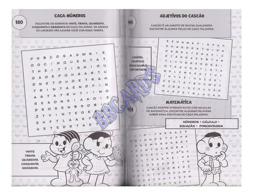 Livro Turma da Mônica - 365 Caça-palavras Crianças Filhos Infantil