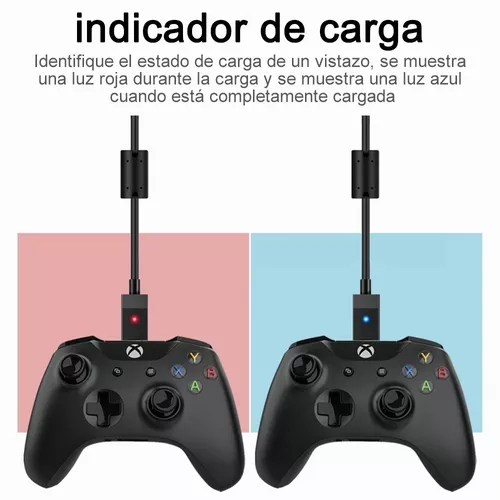 115] Cable De Carga Y Cargador USB Para Mando Inalámbrico Xbox 360