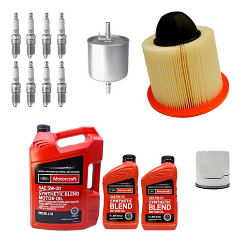 Kit Afinacion Para Ford F150 4.6 V8 Aceite 5w20 97 - 98