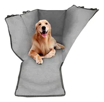 Comprar Funda Protectora Autos Perros Mascotas Resistente Gris Lisa