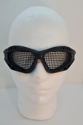 Lentes Malla Metalica Tactico Airsoft Protect Ojos Gafas 