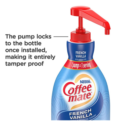 Nestlé Coffee Mate Coffee Creamer, Vainilla Francesa, Botell