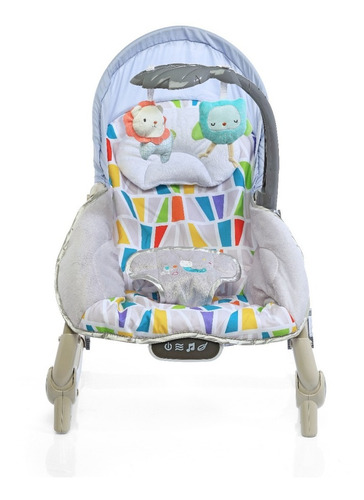 Silla Mecedora Bebe C/ 3 Posiciones Vibracion Y Musica 18 Kg Color Geo