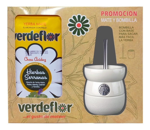 Imagen 1 de 2 de Pack Yerba Mate Verde Flor