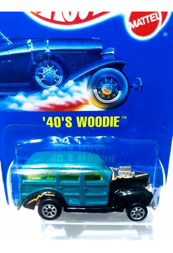 Carrito Hot Wheels Woodie 1940 Ed 1991 Escala 1:64