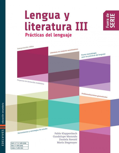 Lengua Y Literatura 3 - Fuera De Serie - Edelvives