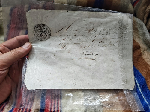 Antiguo Documento Manuscrito Firmado Por Lamas 